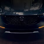 2024 Mazda CX-50 headlights at night
